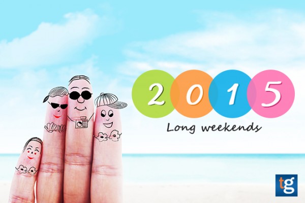 2015 Long Weekend Travel Calendar (Part 2)