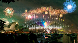 Sydney Harbour Bridge New Year fireworks